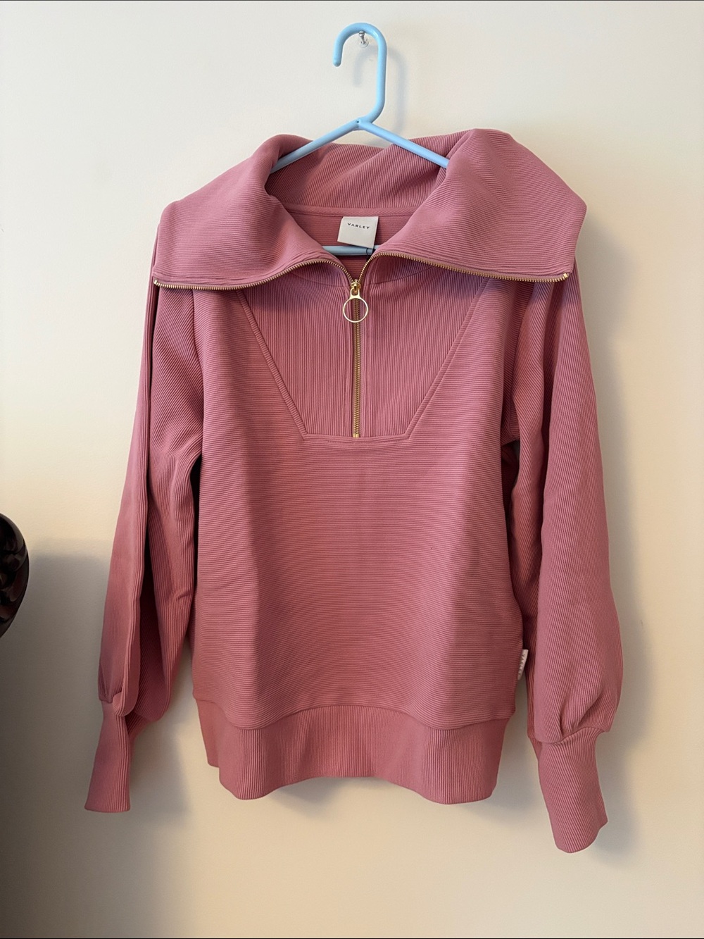 Varley Rose Half-Zip Funnel Neck Sweater